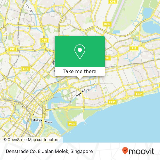 Denstrade Co, 8 Jalan Molek map