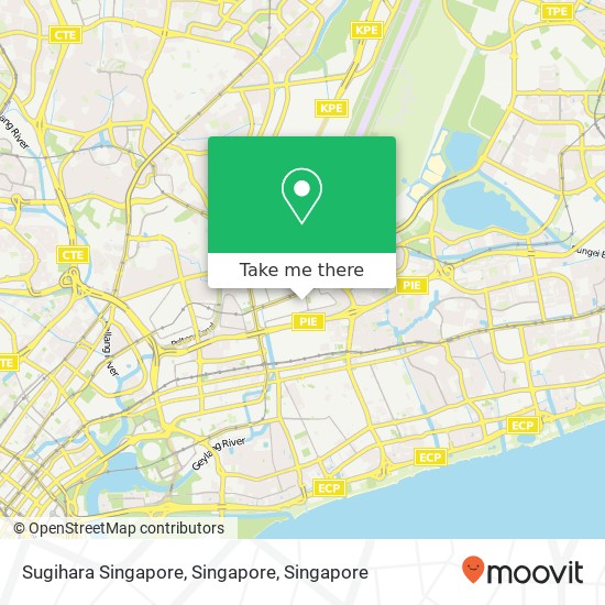 Sugihara Singapore, Singapore map