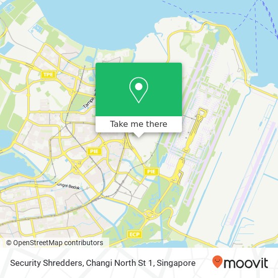 Security Shredders, Changi North St 1 map