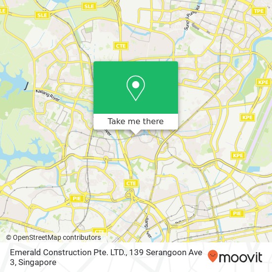 Emerald Construction Pte. LTD., 139 Serangoon Ave 3 map