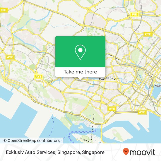 Exklusiv Auto Services, Singapore map