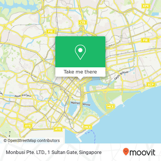 Monbusi Pte. LTD., 1 Sultan Gate地图