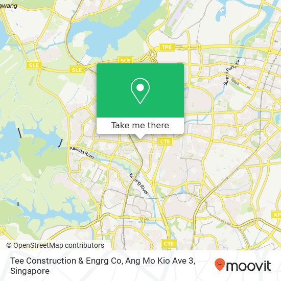 Tee Construction & Engrg Co, Ang Mo Kio Ave 3地图