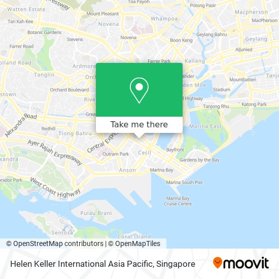 Helen Keller International Asia Pacific map