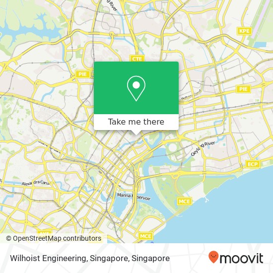 Wilhoist Engineering, Singapore map