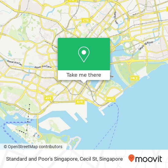 Standard and Poor's Singapore, Cecil St地图