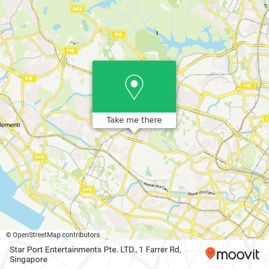 Star Port Entertainments Pte. LTD., 1 Farrer Rd map