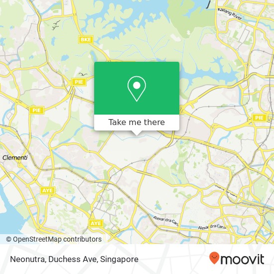 Neonutra, Duchess Ave map