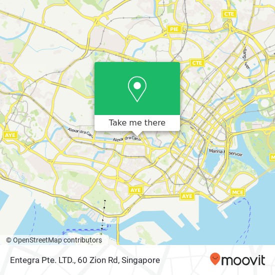 Entegra Pte. LTD., 60 Zion Rd地图