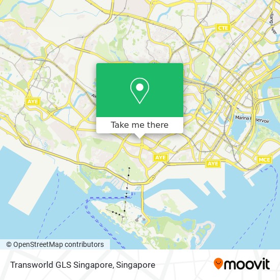 Transworld GLS Singapore map