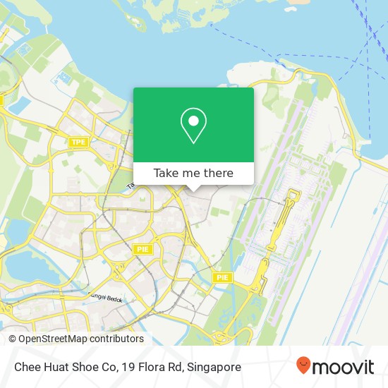 Chee Huat Shoe Co, 19 Flora Rd地图