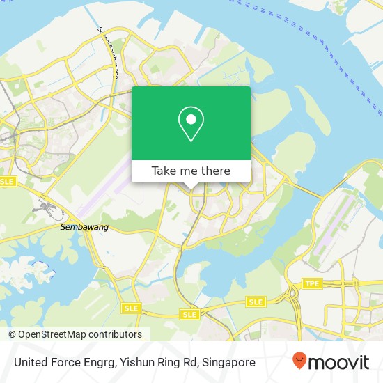 United Force Engrg, Yishun Ring Rd map