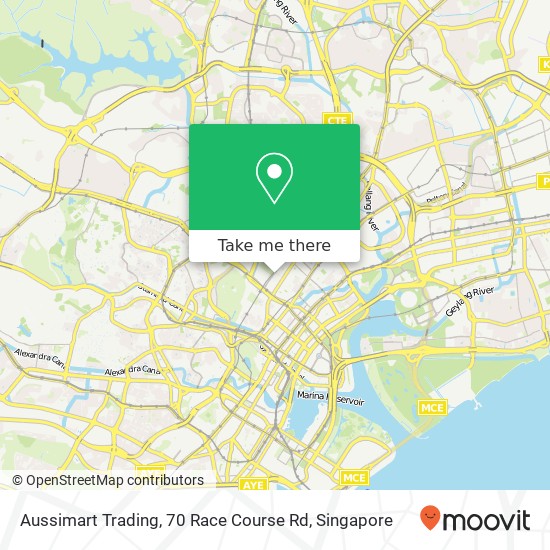 Aussimart Trading, 70 Race Course Rd地图