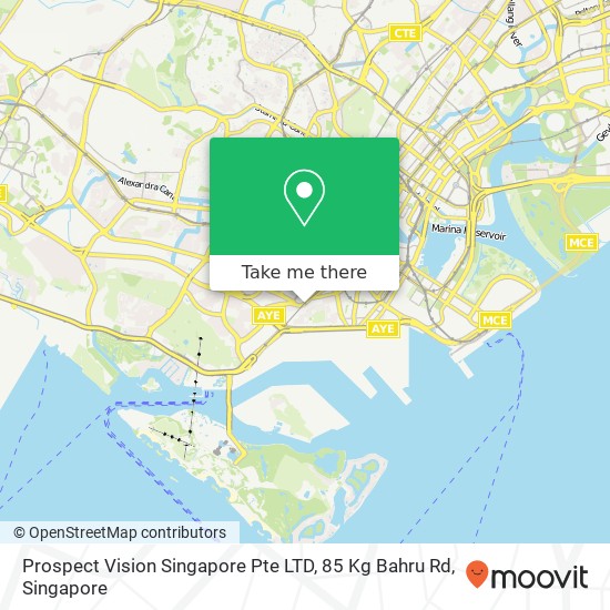 Prospect Vision Singapore Pte LTD, 85 Kg Bahru Rd地图