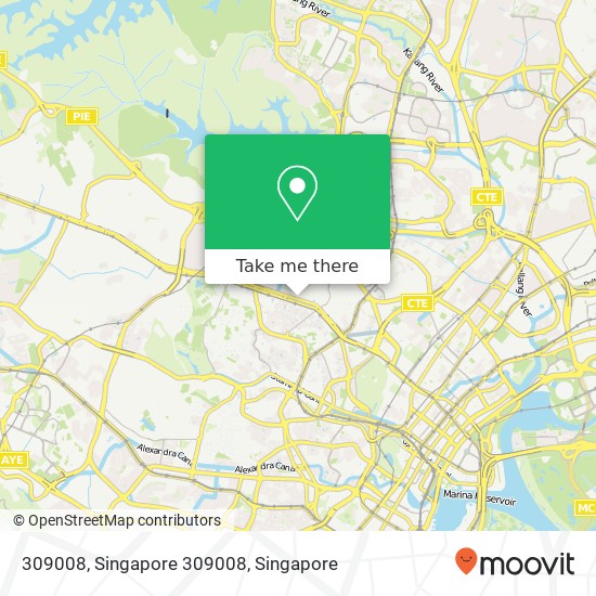 309008, Singapore 309008 map