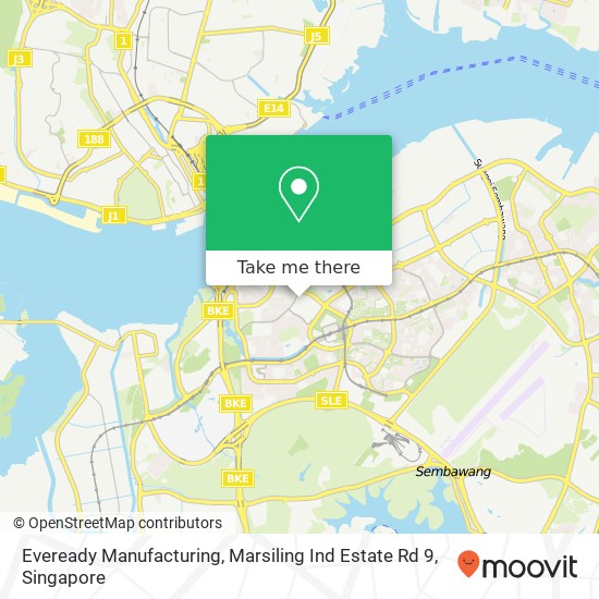 Eveready Manufacturing, Marsiling Ind Estate Rd 9地图