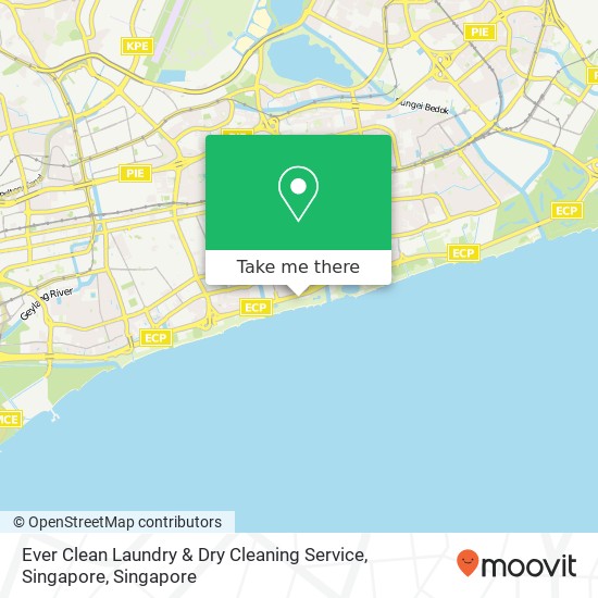 Ever Clean Laundry & Dry Cleaning Service, Singapore地图