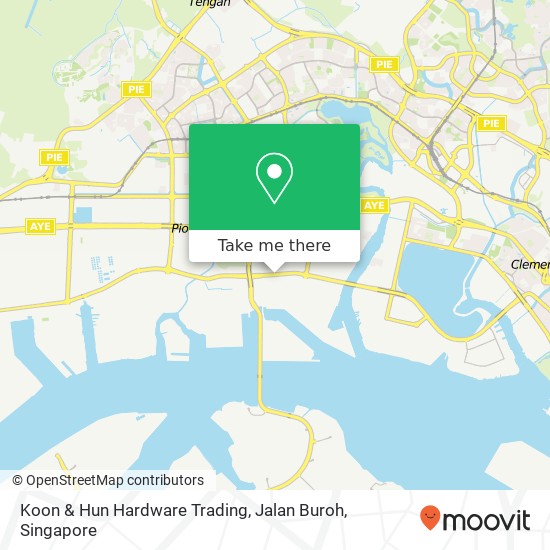 Koon & Hun Hardware Trading, Jalan Buroh地图