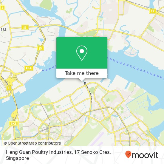 Heng Guan Poultry Industries, 17 Senoko Cres map