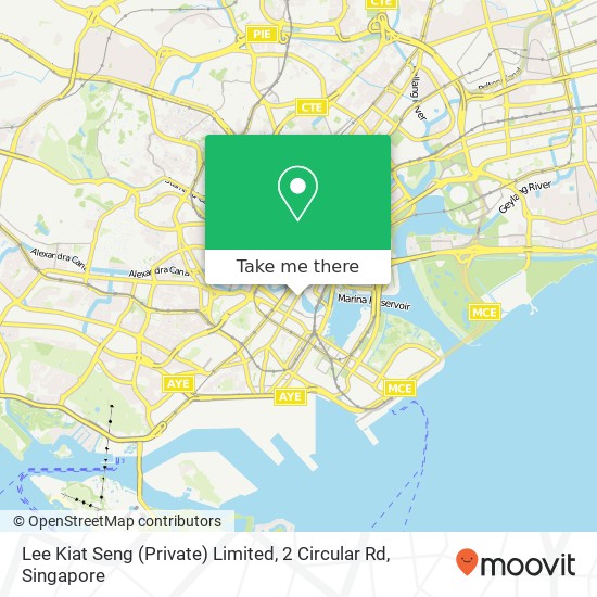 Lee Kiat Seng (Private) Limited, 2 Circular Rd地图