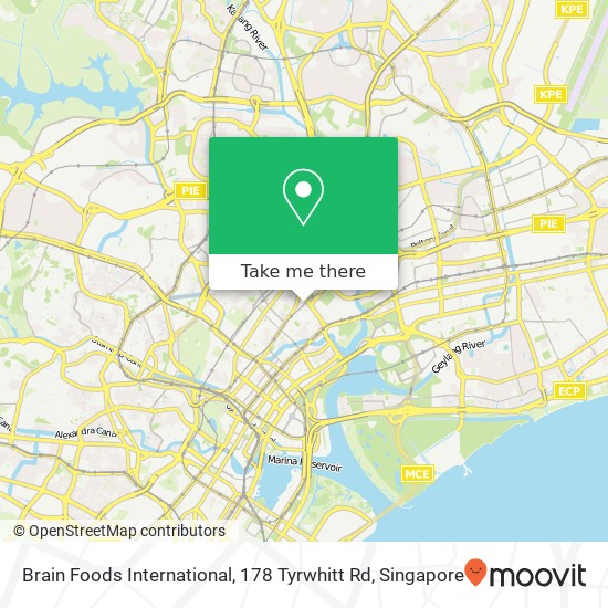 Brain Foods International, 178 Tyrwhitt Rd map