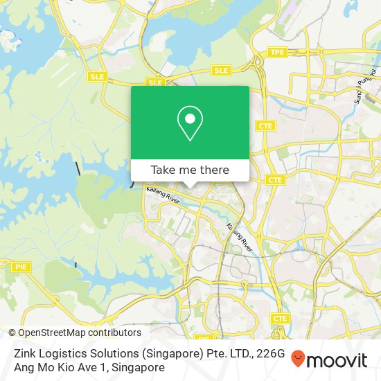 Zink Logistics Solutions (Singapore) Pte. LTD., 226G Ang Mo Kio Ave 1地图