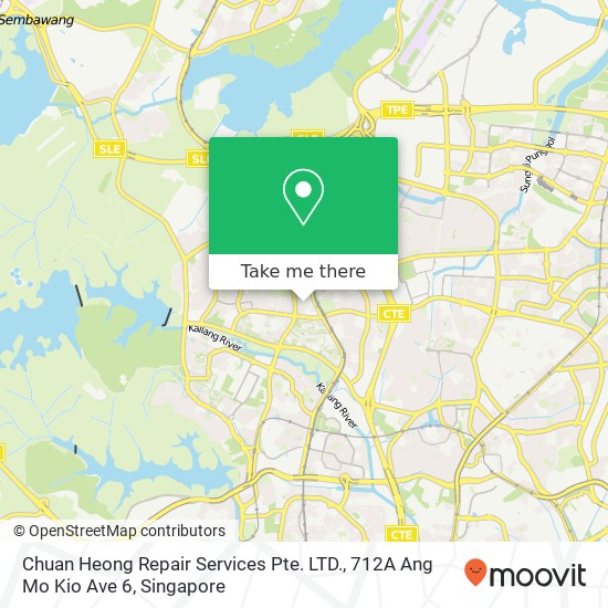 Chuan Heong Repair Services Pte. LTD., 712A Ang Mo Kio Ave 6地图