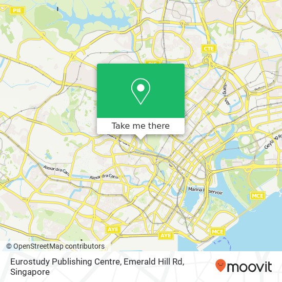 Eurostudy Publishing Centre, Emerald Hill Rd地图
