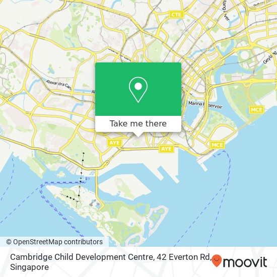 Cambridge Child Development Centre, 42 Everton Rd地图