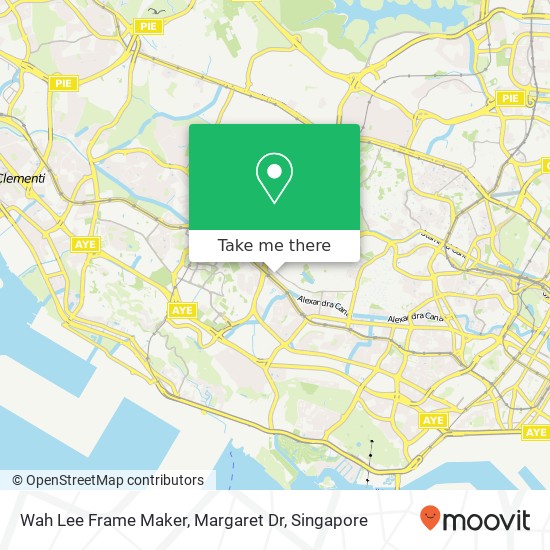 Wah Lee Frame Maker, Margaret Dr map