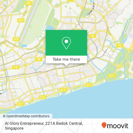 Al Glory Entrepreneur, 221A Bedok Central map