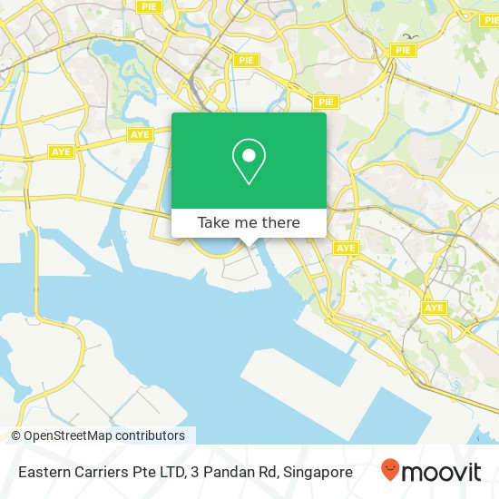 Eastern Carriers Pte LTD, 3 Pandan Rd map