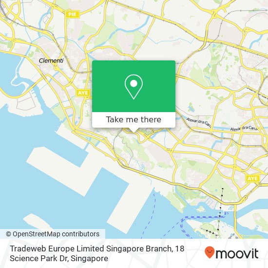 Tradeweb Europe Limited Singapore Branch, 18 Science Park Dr地图