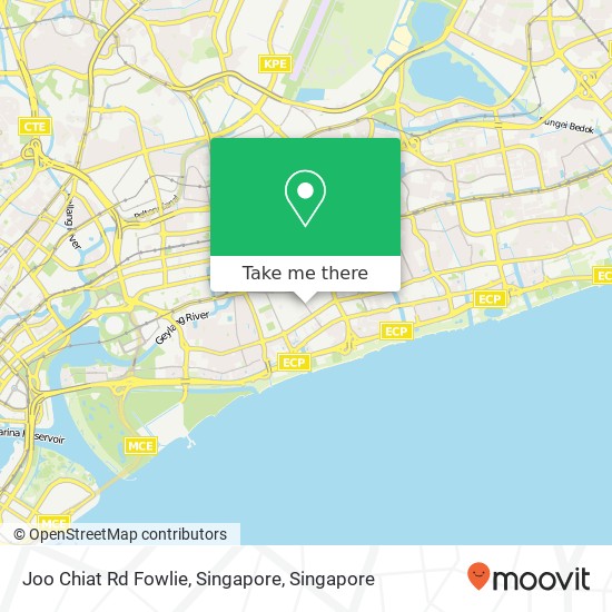 Joo Chiat Rd Fowlie, Singapore map