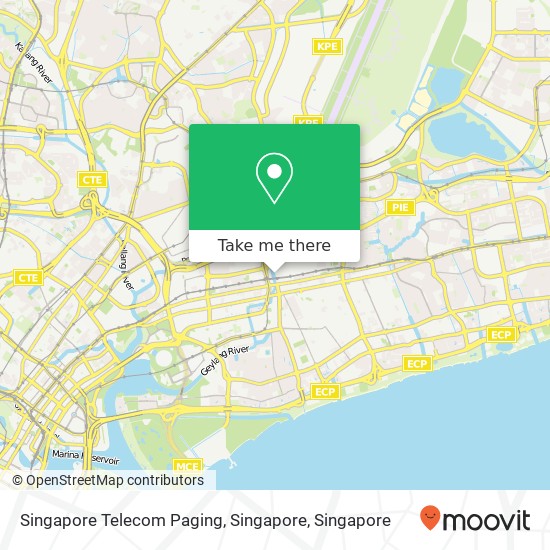 Singapore Telecom Paging, Singapore地图