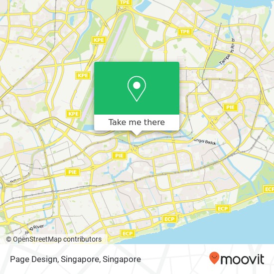 Page Design, Singapore map
