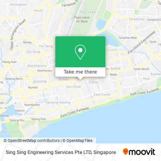 Sing Sing Engineering Services Pte LTD map