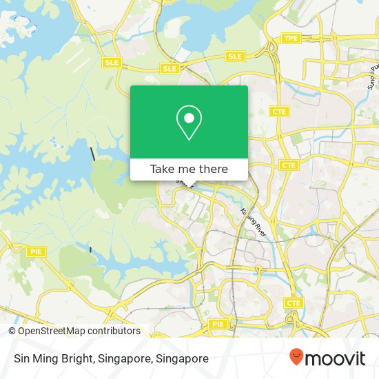 Sin Ming Bright, Singapore map
