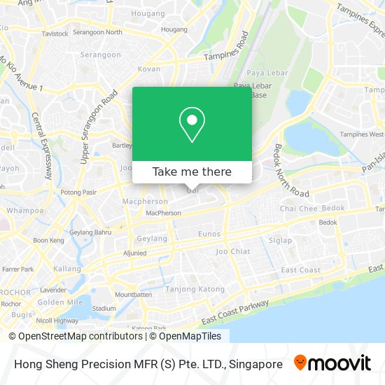 Hong Sheng Precision MFR (S) Pte. LTD. map