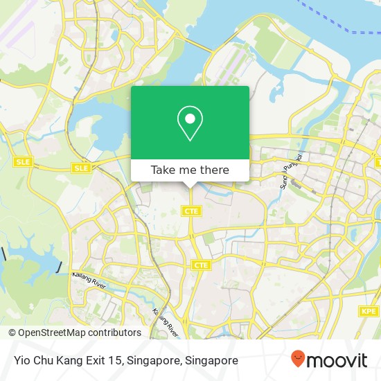 Yio Chu Kang Exit 15, Singapore地图