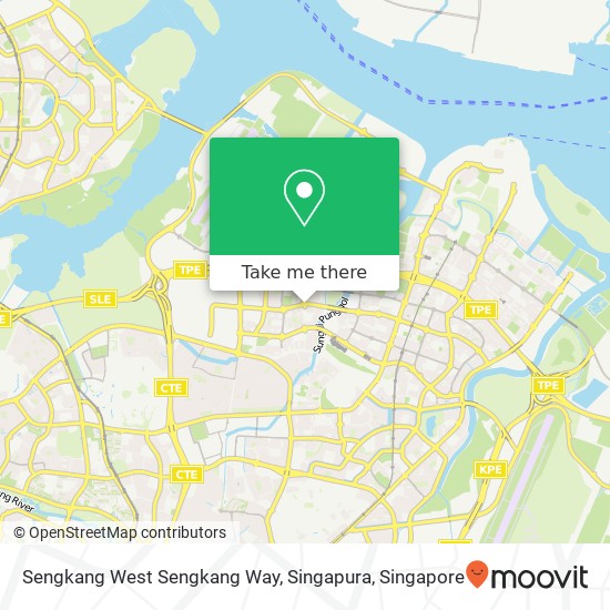 Sengkang West Sengkang Way, Singapura map