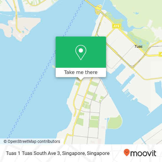 Tuas 1 Tuas South Ave 3, Singapore地图