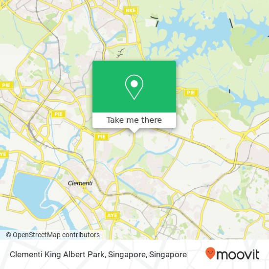 Clementi King Albert Park, Singapore map