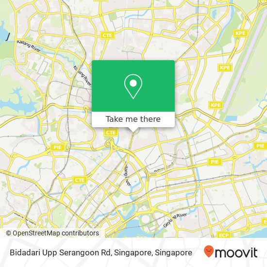 Bidadari Upp Serangoon Rd, Singapore地图