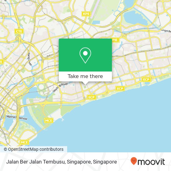 Jalan Ber Jalan Tembusu, Singapore地图
