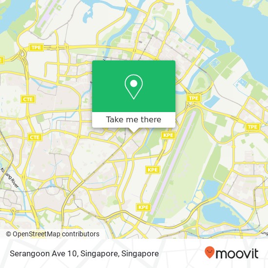 Serangoon Ave 10, Singapore地图