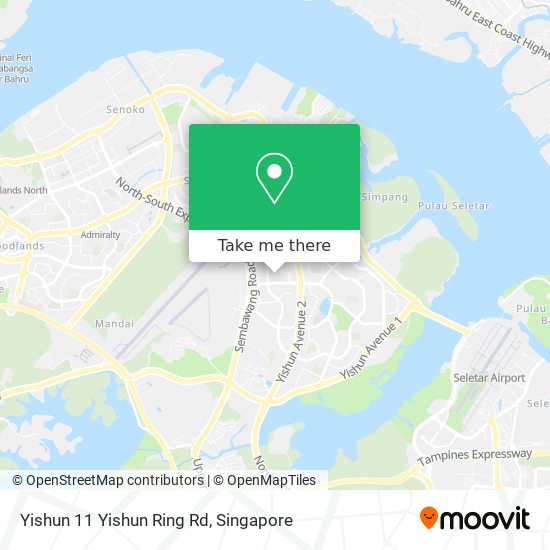 Yishun 11 Yishun Ring Rd map