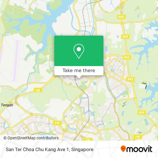 San Ter Choa Chu Kang Ave 1 map