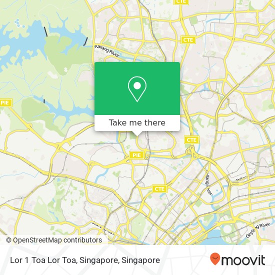 Lor 1 Toa Lor Toa, Singapore地图