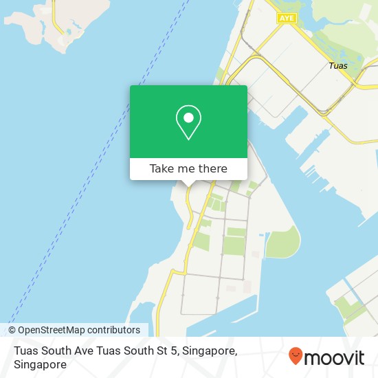 Tuas South Ave Tuas South St 5, Singapore地图